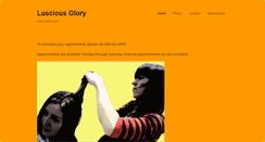 Desktop Screenshot of lusciousglory.com
